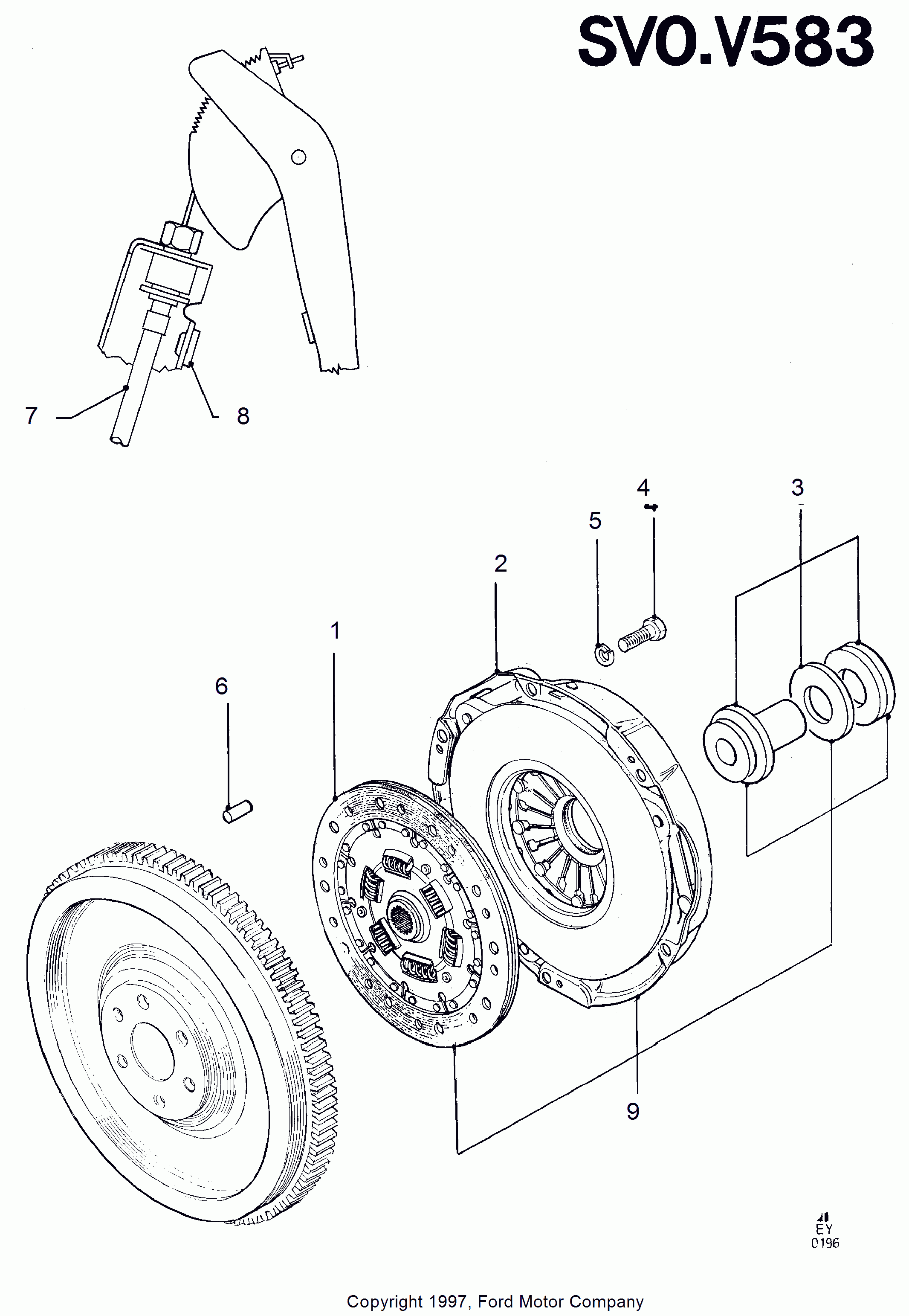 FORD 6189519 - Выжимной подшипник сцепления avtokuzovplus.com.ua