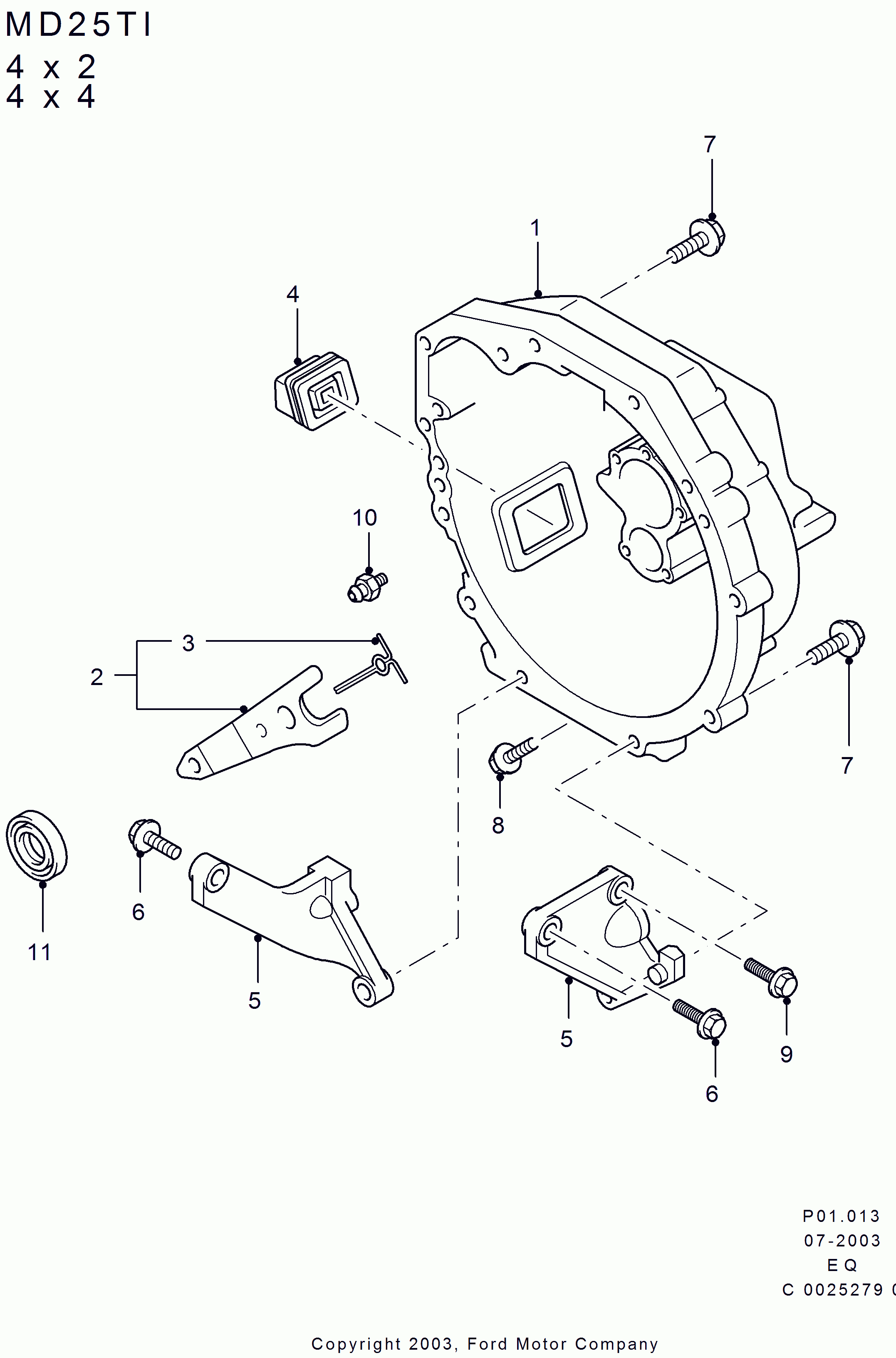 FORD 3604054 - Ущільнене кільце, ступінчаста коробка передач autocars.com.ua