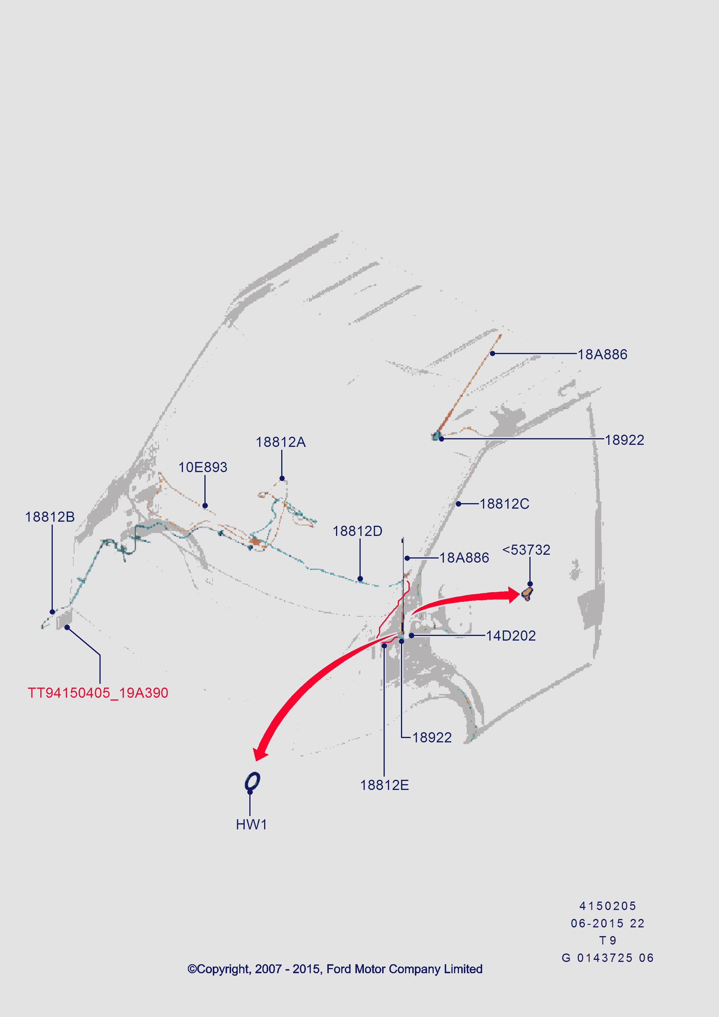 DAF 1529782 - Cable Assy - Extension autocars.com.ua