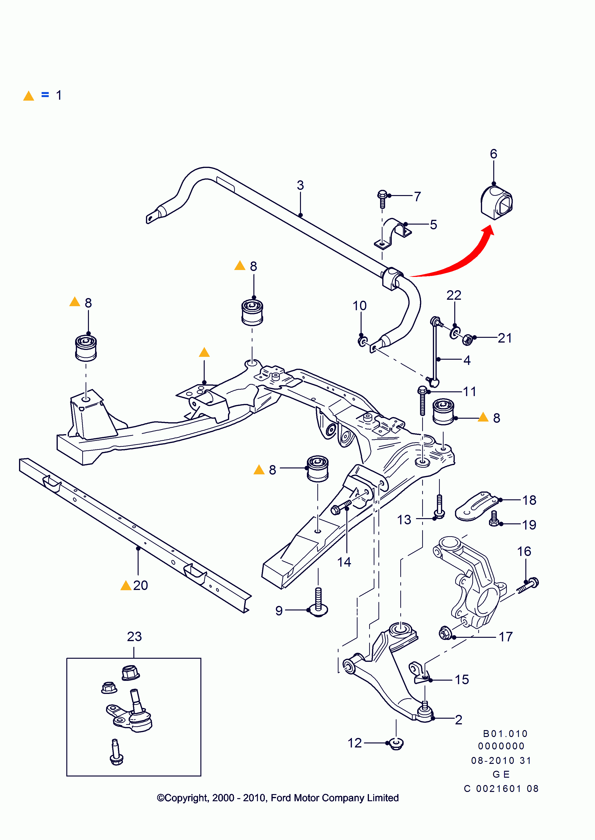 MEHA AUTOMOTIVE MH20418 - Тяга / стойка, стабилизатор autodnr.net