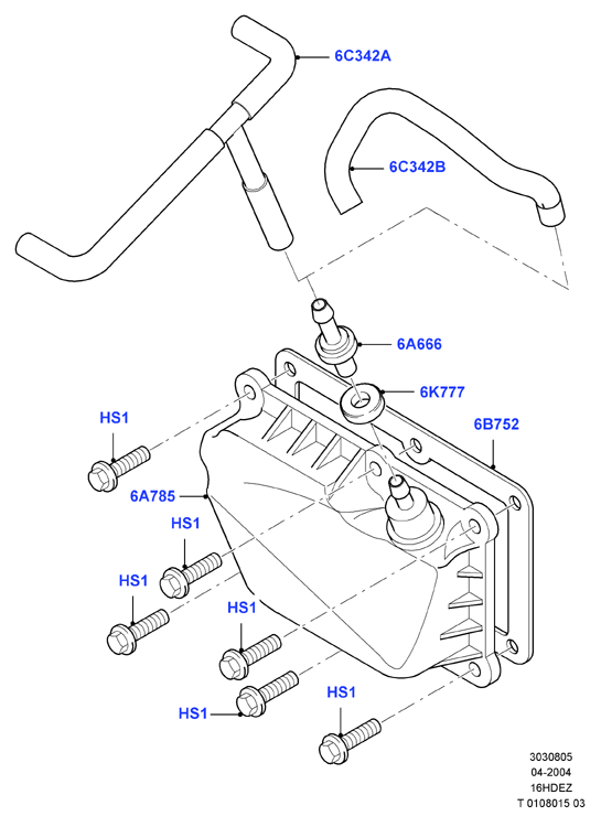 FORD 1 858 115 - прокладка autocars.com.ua