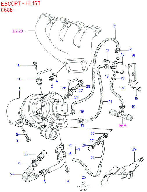 FORD 6703926 - Компресор, наддув autocars.com.ua