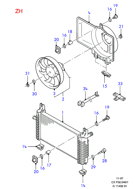 FORD 7 001 612 - Термовыключатель, вентилятор радиатора / кондиционера avtokuzovplus.com.ua