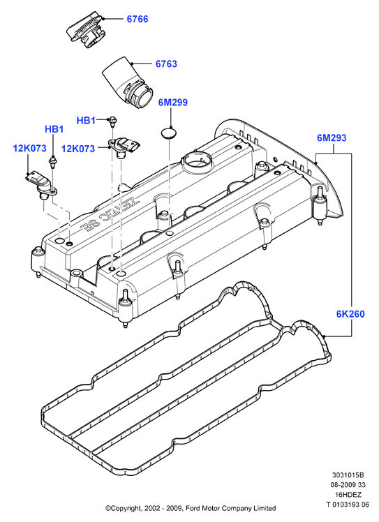 FORD 1674715 - Кришка, заливна горловина autocars.com.ua