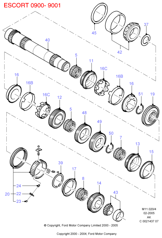 FORD 1050799 - Gear Set - Matched autocars.com.ua