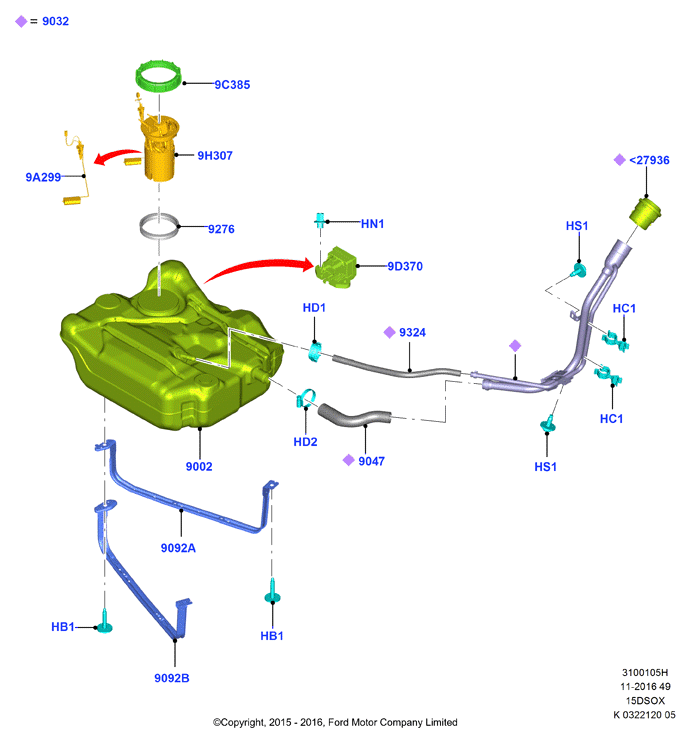 FORD 2256267 - Sender And Pump Assy avtokuzovplus.com.ua