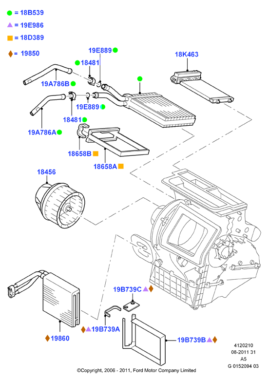 FORD 1 755 160 - Вентилятор салона avtokuzovplus.com.ua