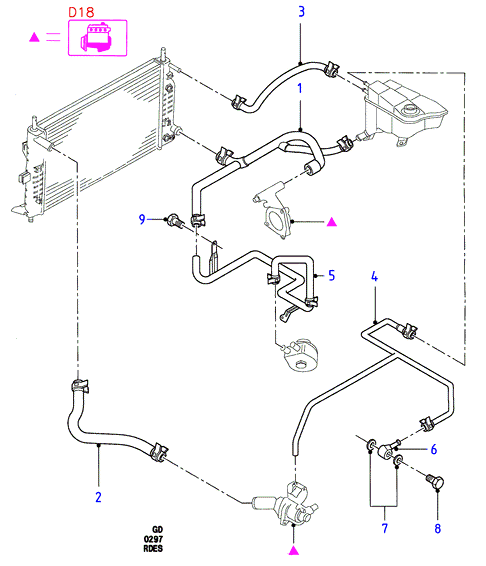 FORD 1016938 - Шланг радиатора avtokuzovplus.com.ua