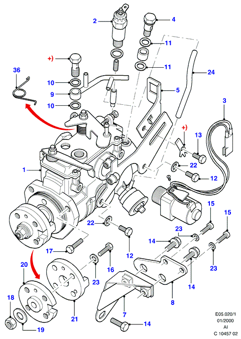 FORD 1114471 - Стопорный механизм, система впрыска avtokuzovplus.com.ua