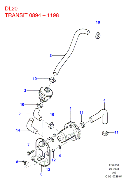 FORD 7 281 463 - Насос дополнительного воздуха avtokuzovplus.com.ua