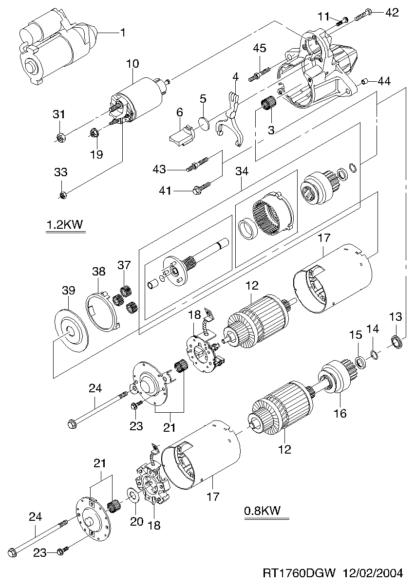 DAEWOO 93740802 - Багатодискове зчеплення, стартер autocars.com.ua