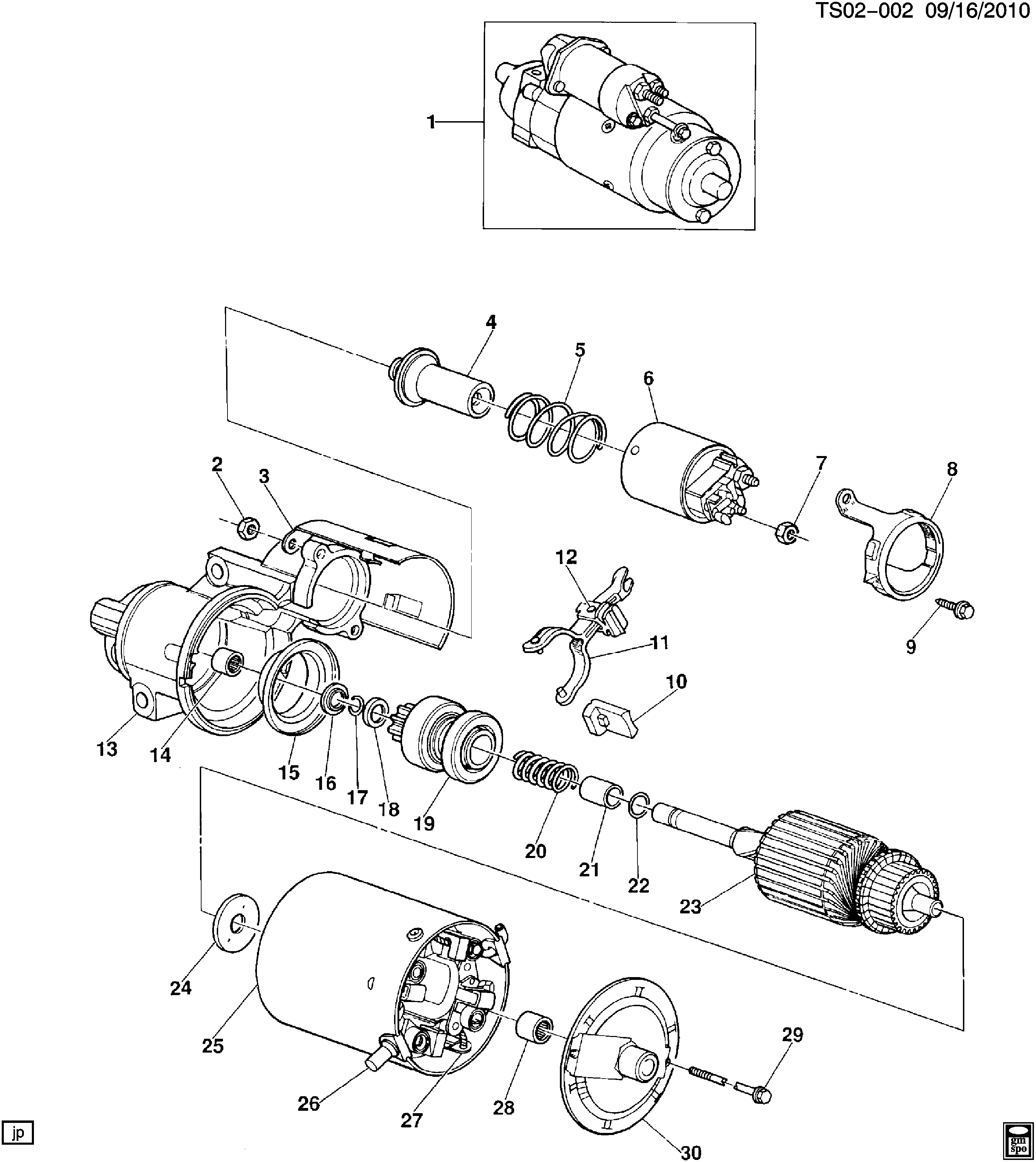 Oldsmobile 10455070 - Стартер autocars.com.ua