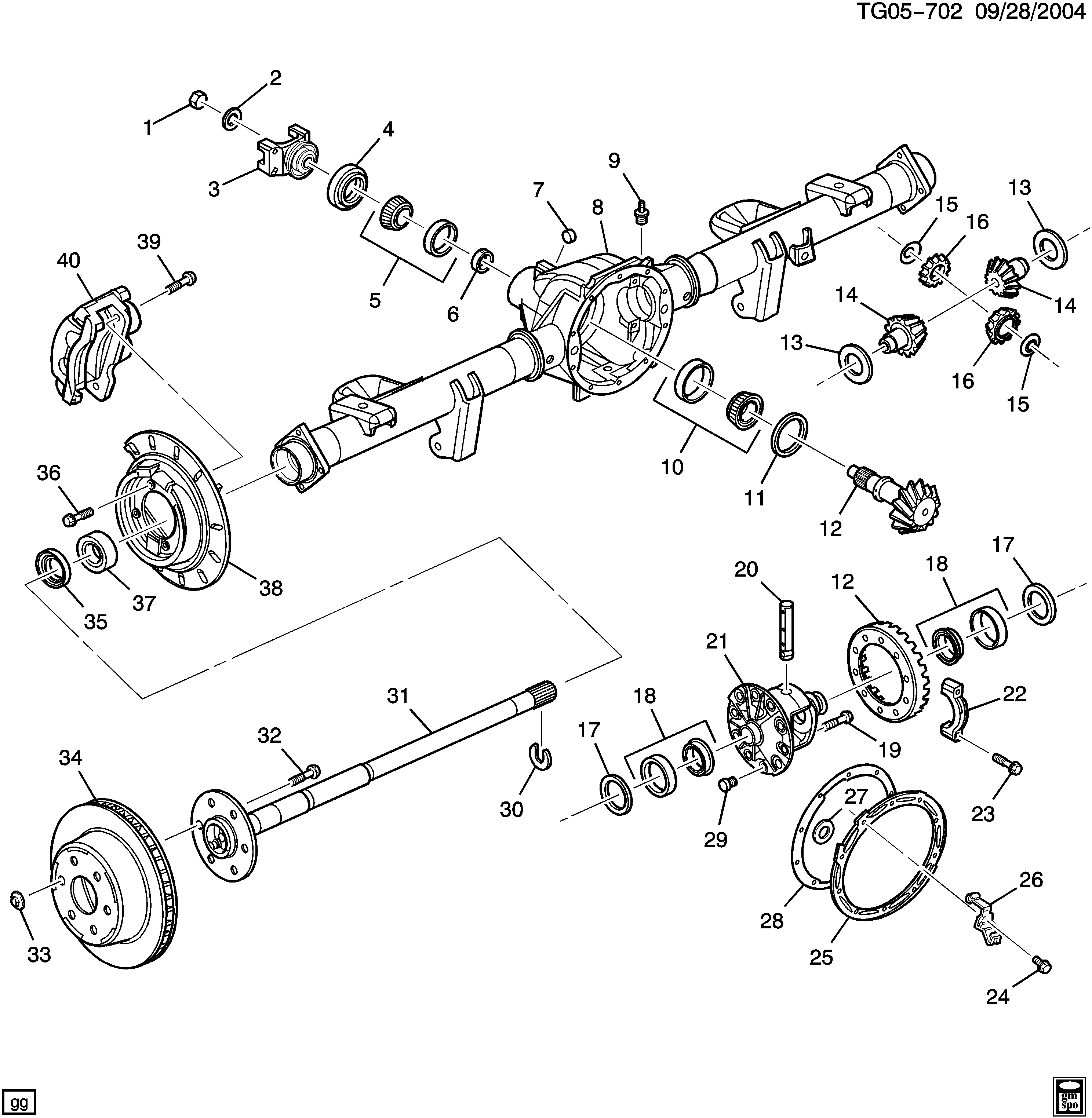 ISUZU 12479031 - Комплект подшипника ступицы колеса avtokuzovplus.com.ua