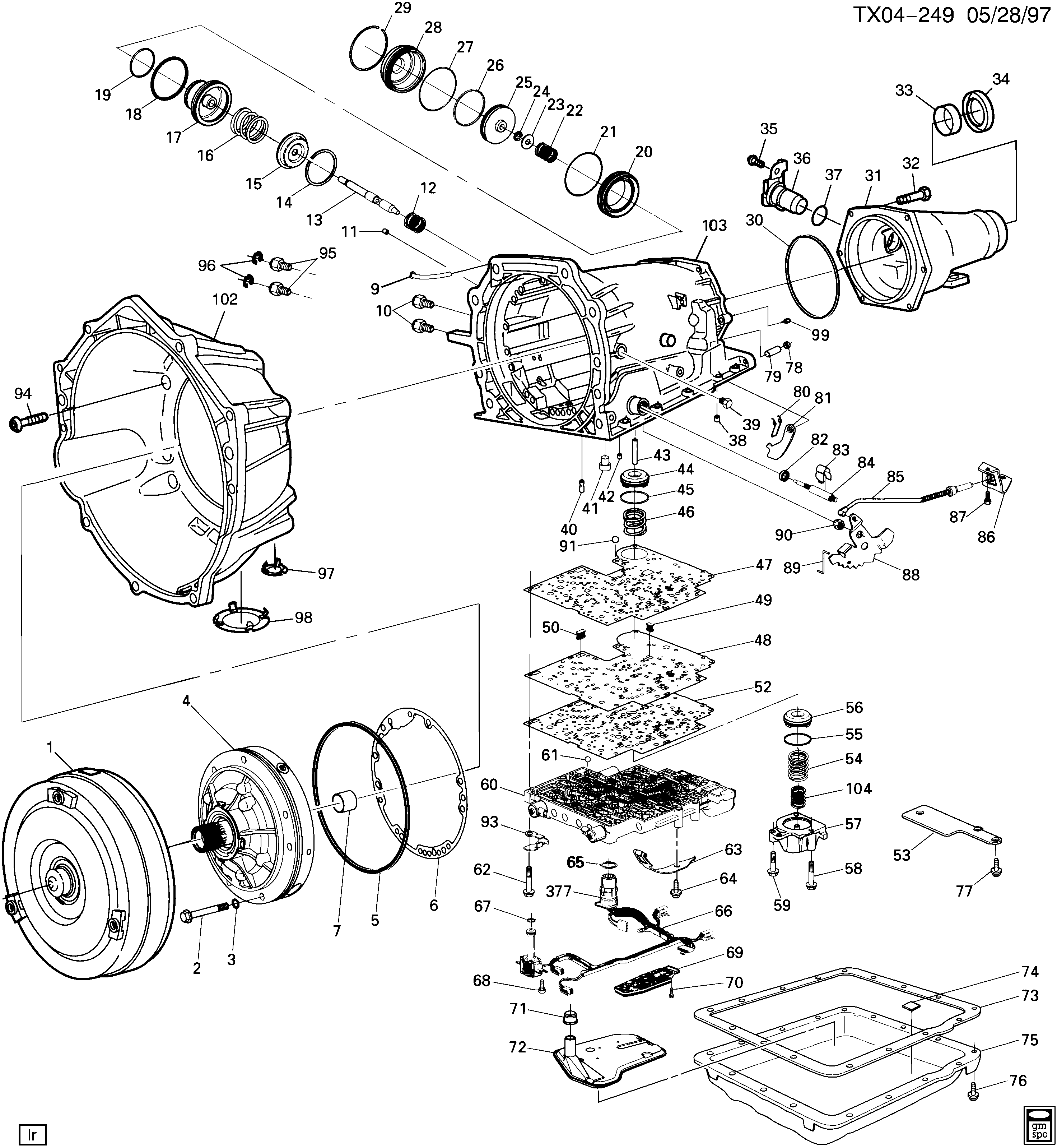 General Motors 24236799 - Гідрофільтри, автоматична коробка передач autocars.com.ua