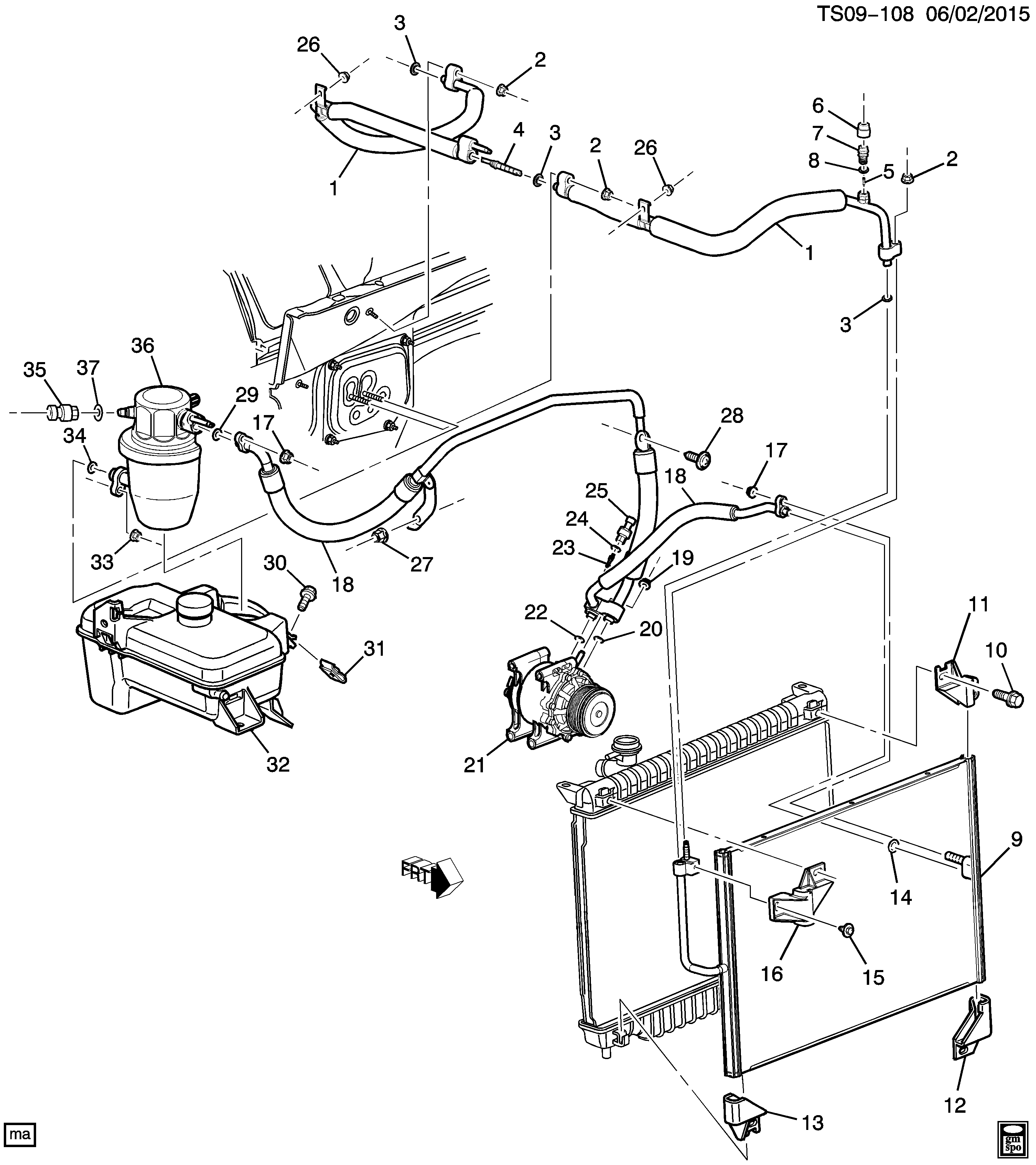 Chevrolet 25825339 - COMPRESSOR,A/C(SEE GROUP 9.000 COMPRESSOR ASM FOR DETAILED ILLUS autocars.com.ua