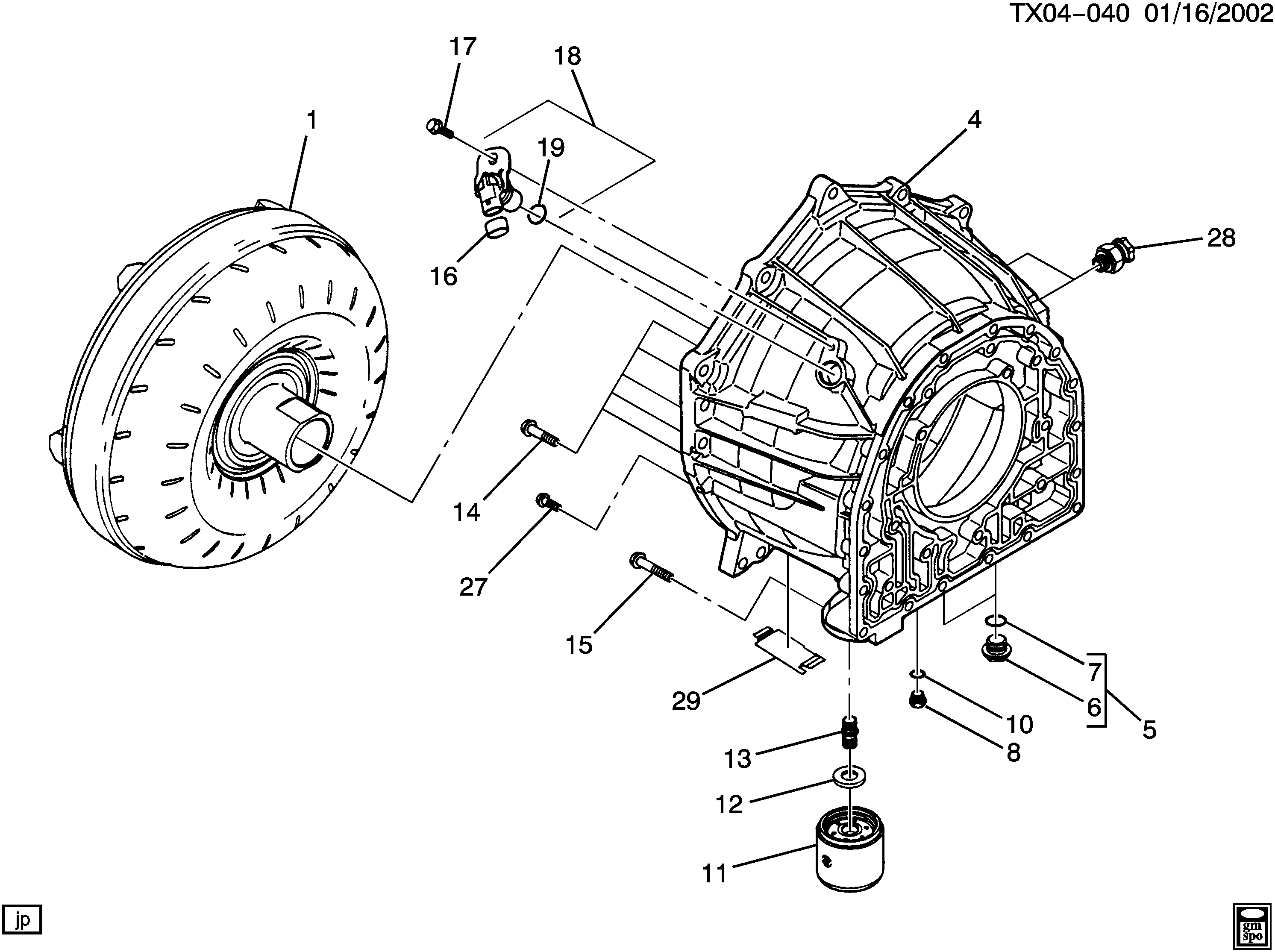 Allison Transmission 29539579 - Гідрофільтри, автоматична коробка передач autocars.com.ua