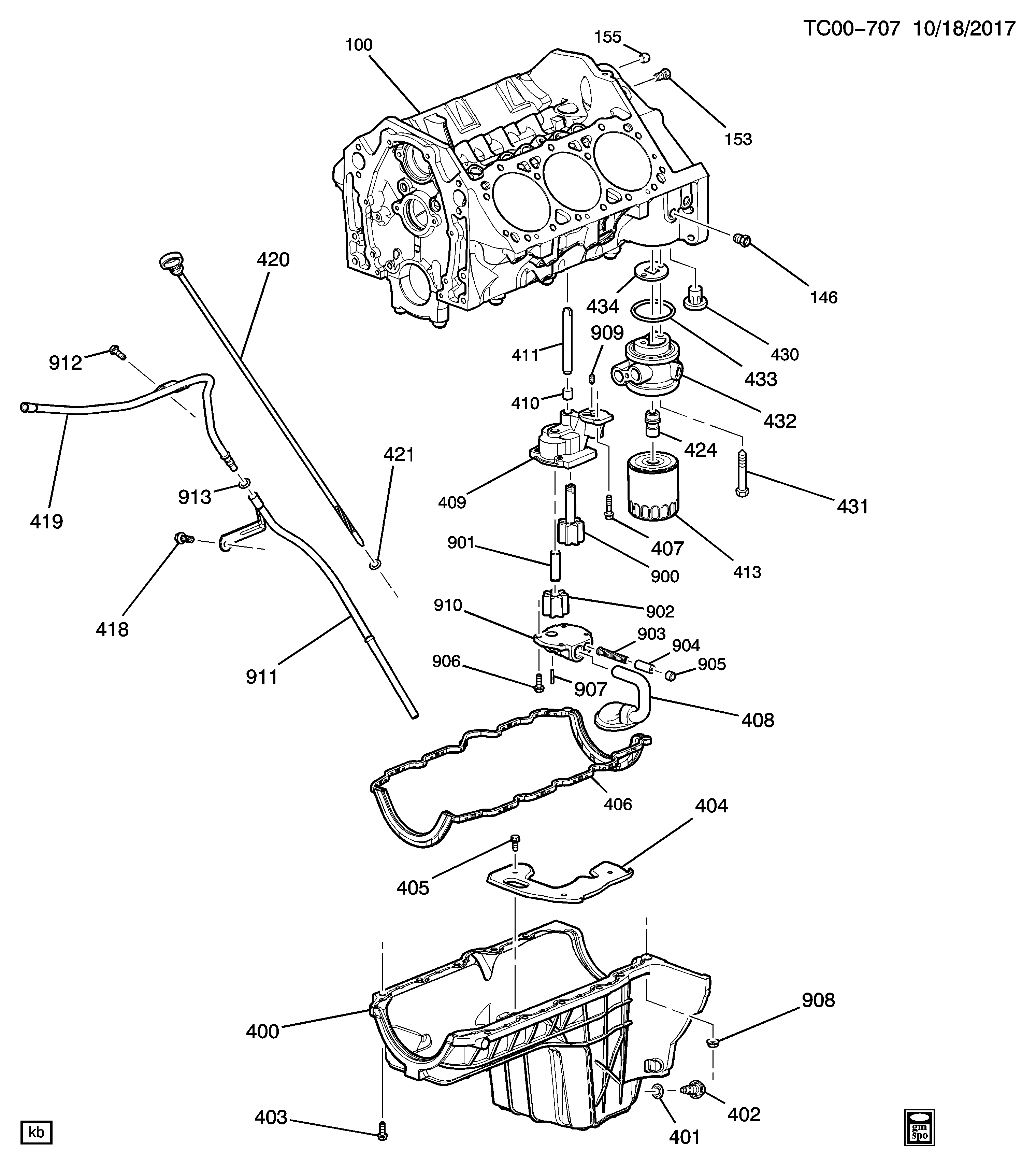 Chevrolet 10220906 - Прокладка, масляна ванна autocars.com.ua