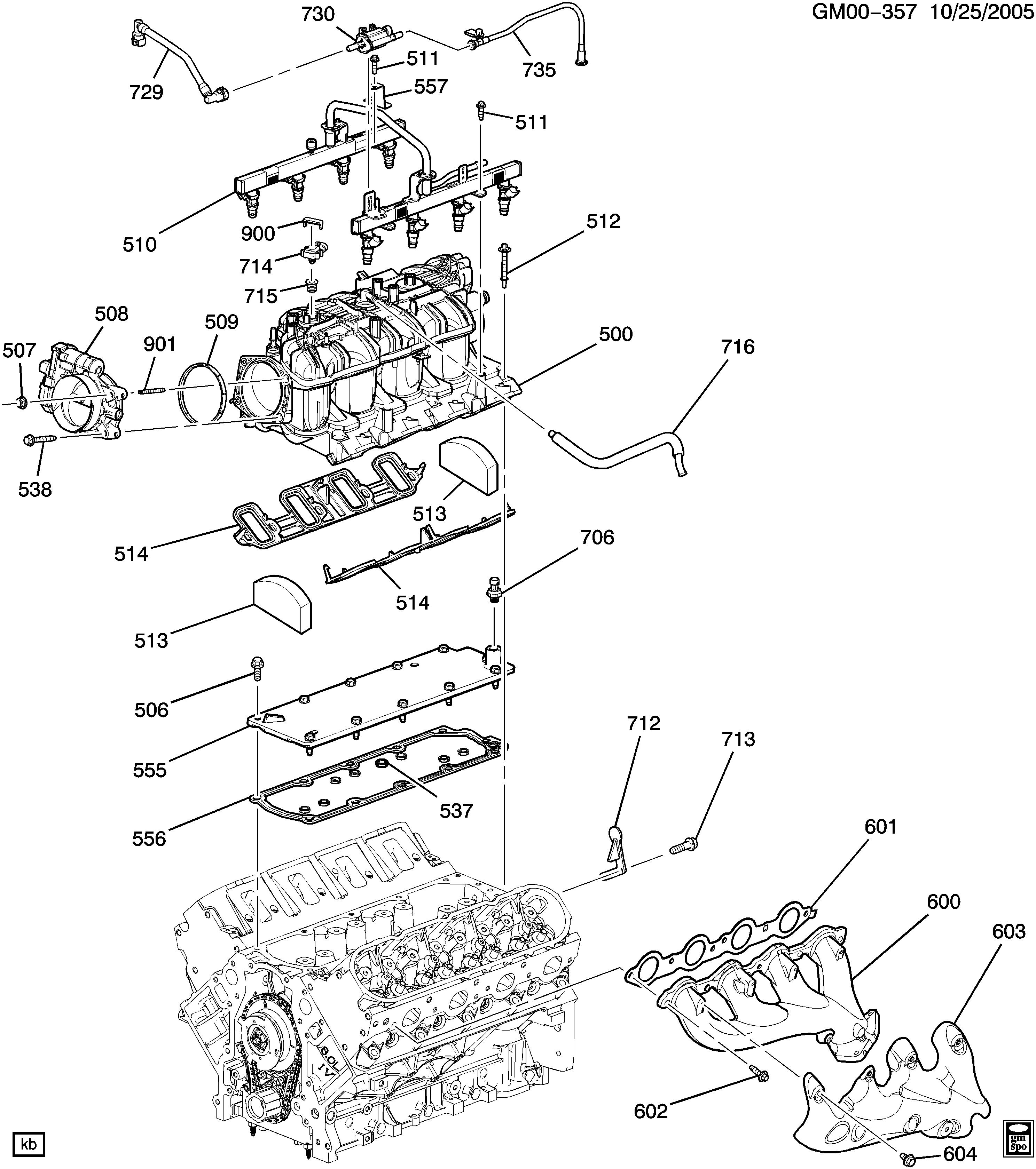 Chevrolet 12610141 - Прокладка, кришка картера (блок-картер двигуна) autocars.com.ua