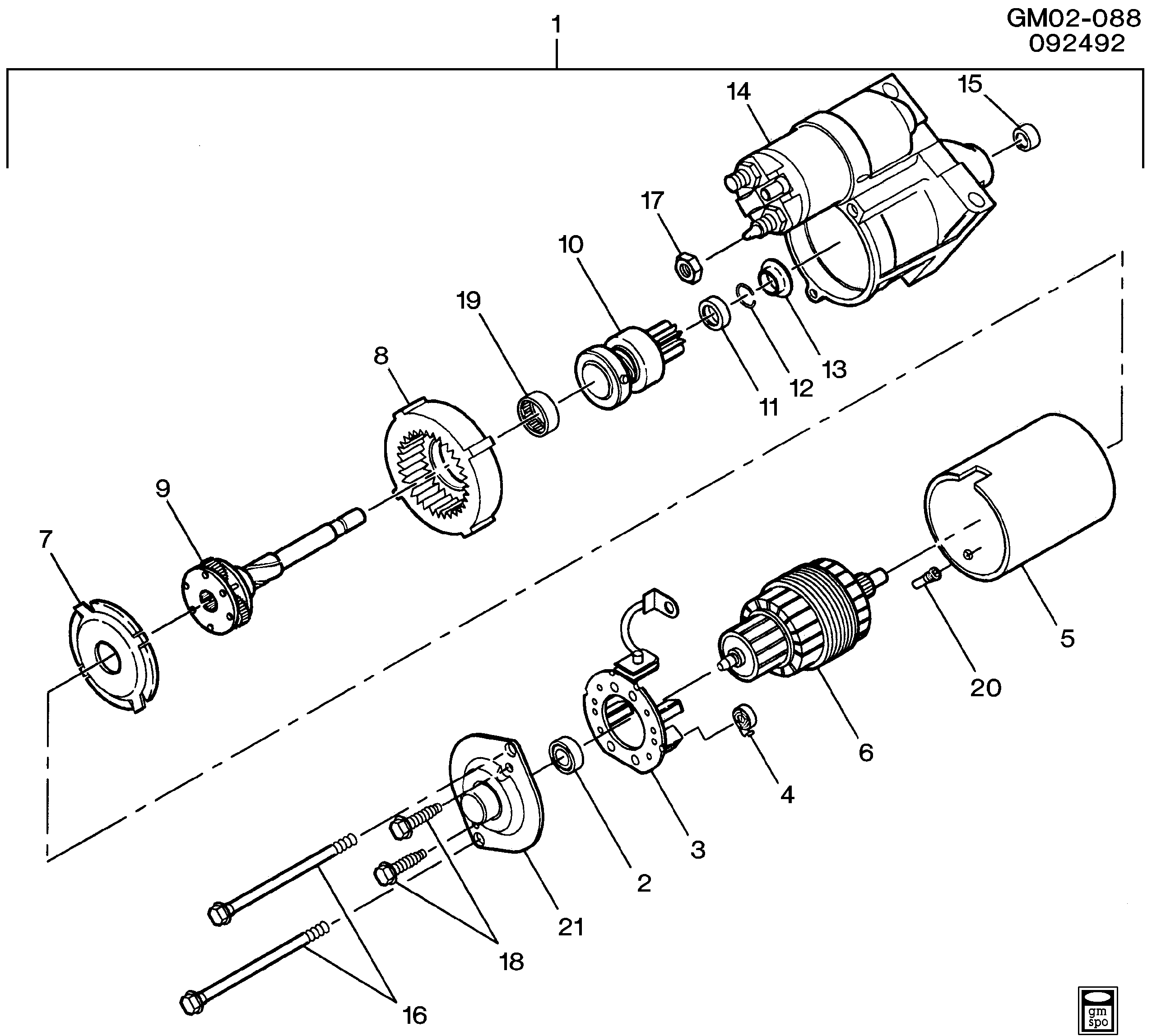 Pontiac 10465293 - Стартер autocars.com.ua