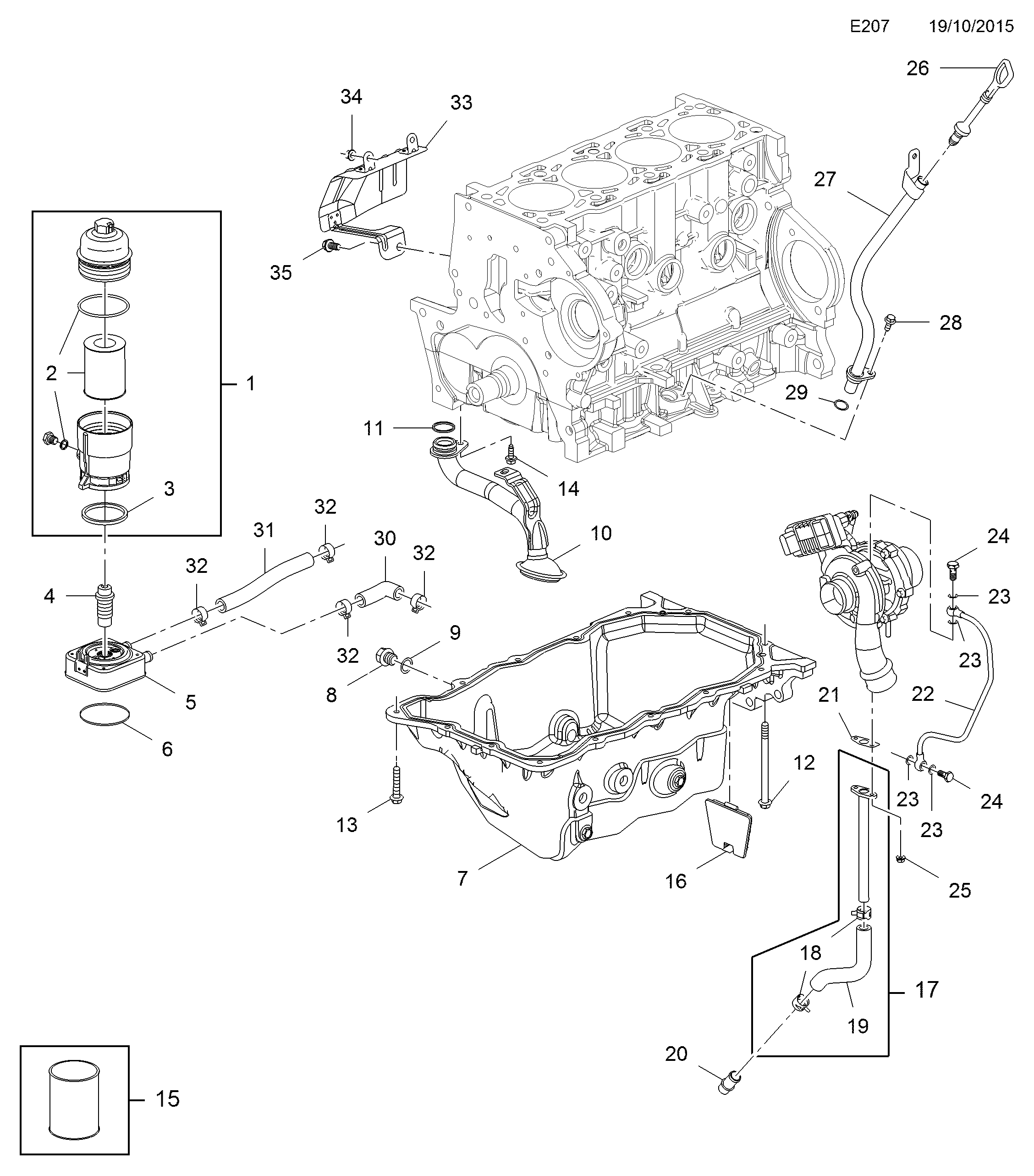 Opel 4805340 - Трубка, маслопровод компрессора avtokuzovplus.com.ua