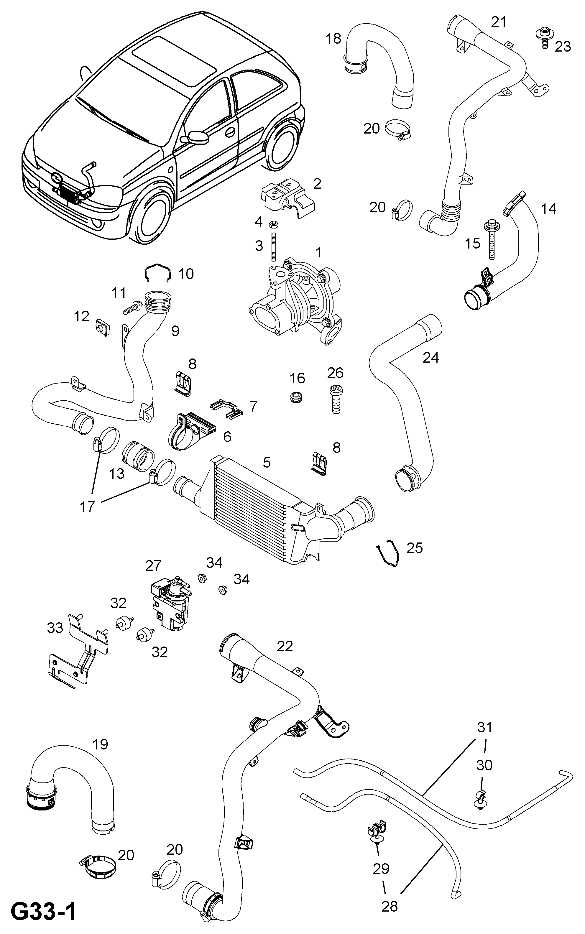 Opel 860585 - Компресор, наддув autocars.com.ua