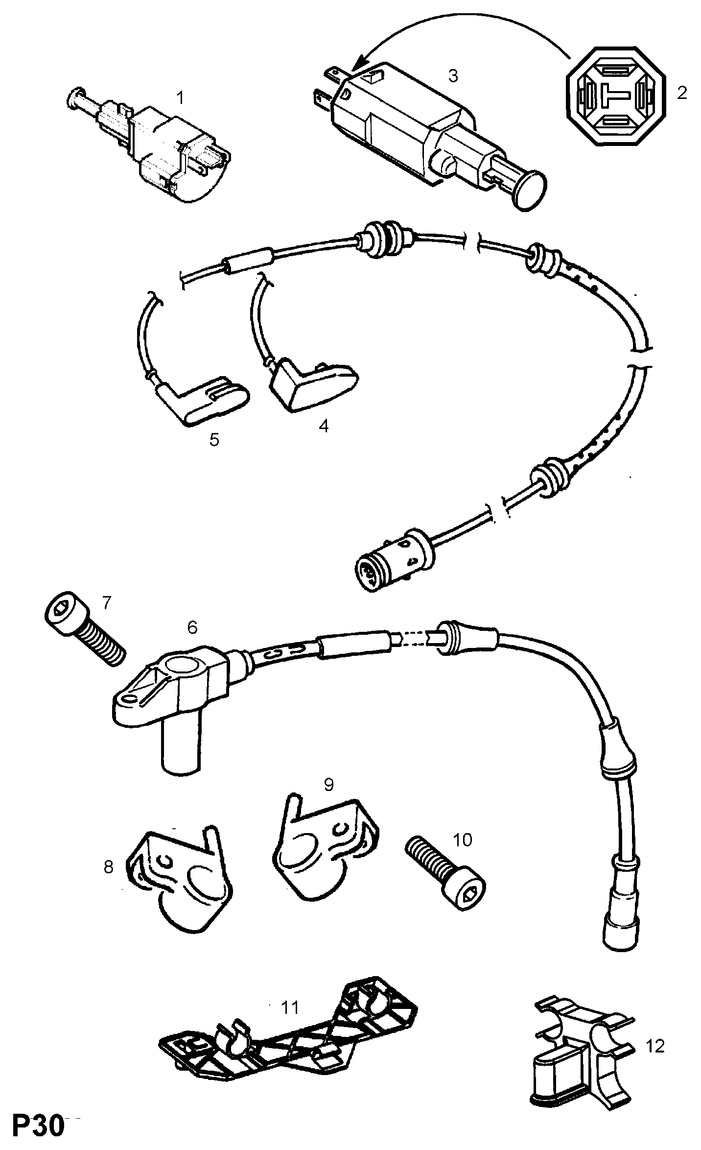 KW 510 181 - Выключатель фонаря сигнала торможения autodnr.net