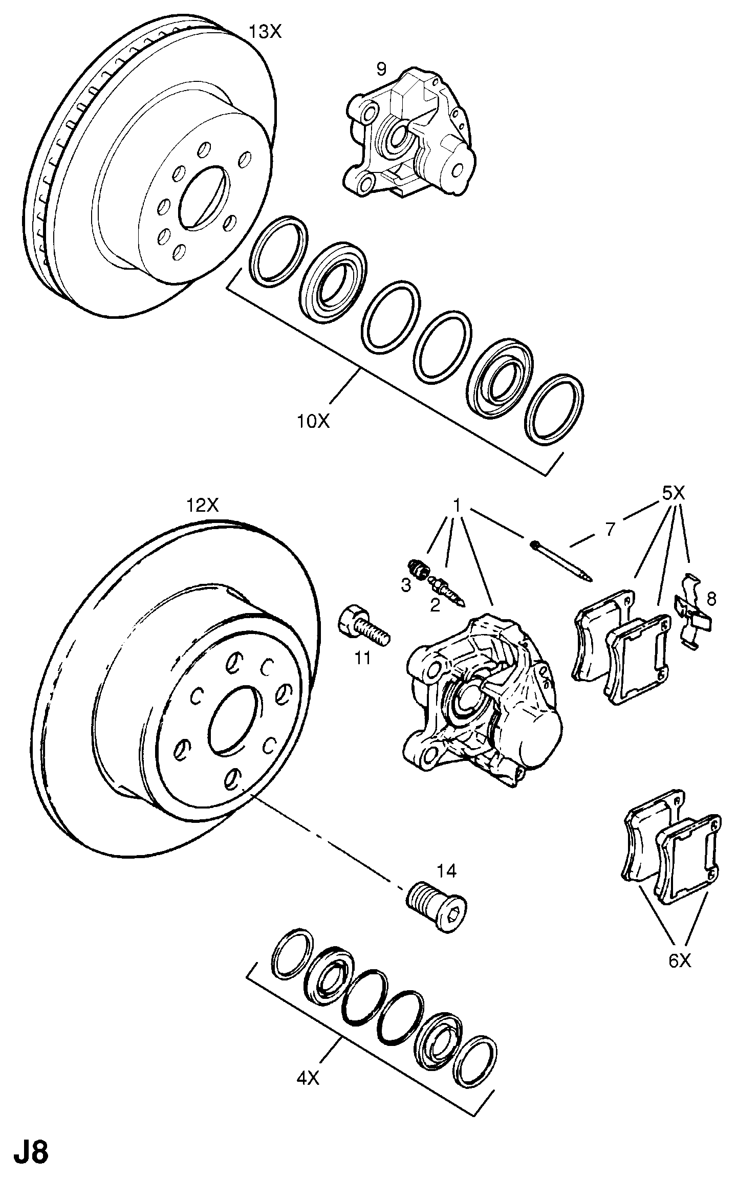 Opel 542336 - Гальмівний супорт autocars.com.ua