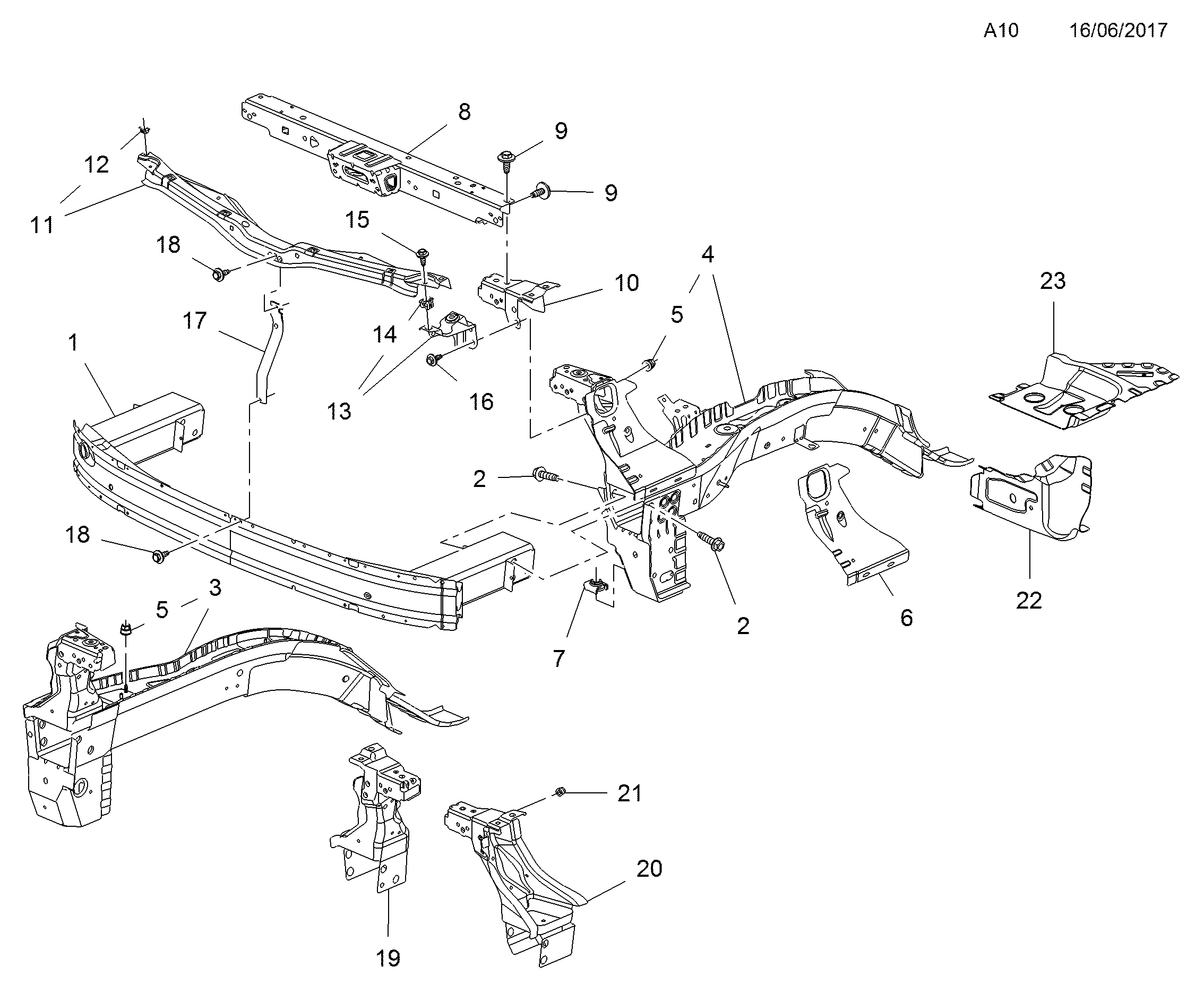 OPEL 1110257 - NUT, WING autocars.com.ua