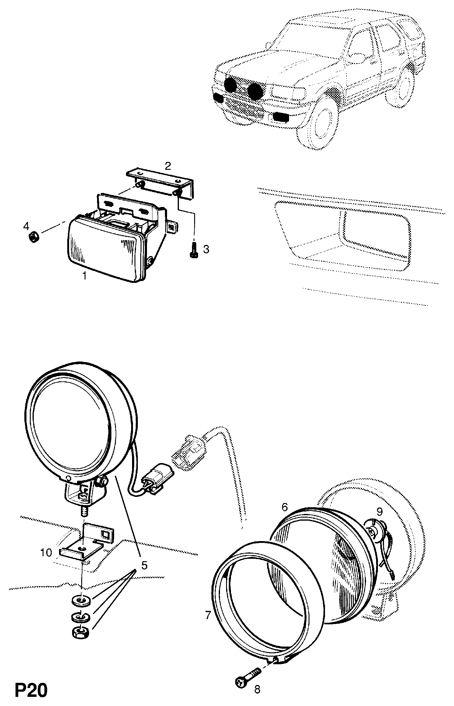 Faun 1710-313 - Габаритний ліхтар autocars.com.ua