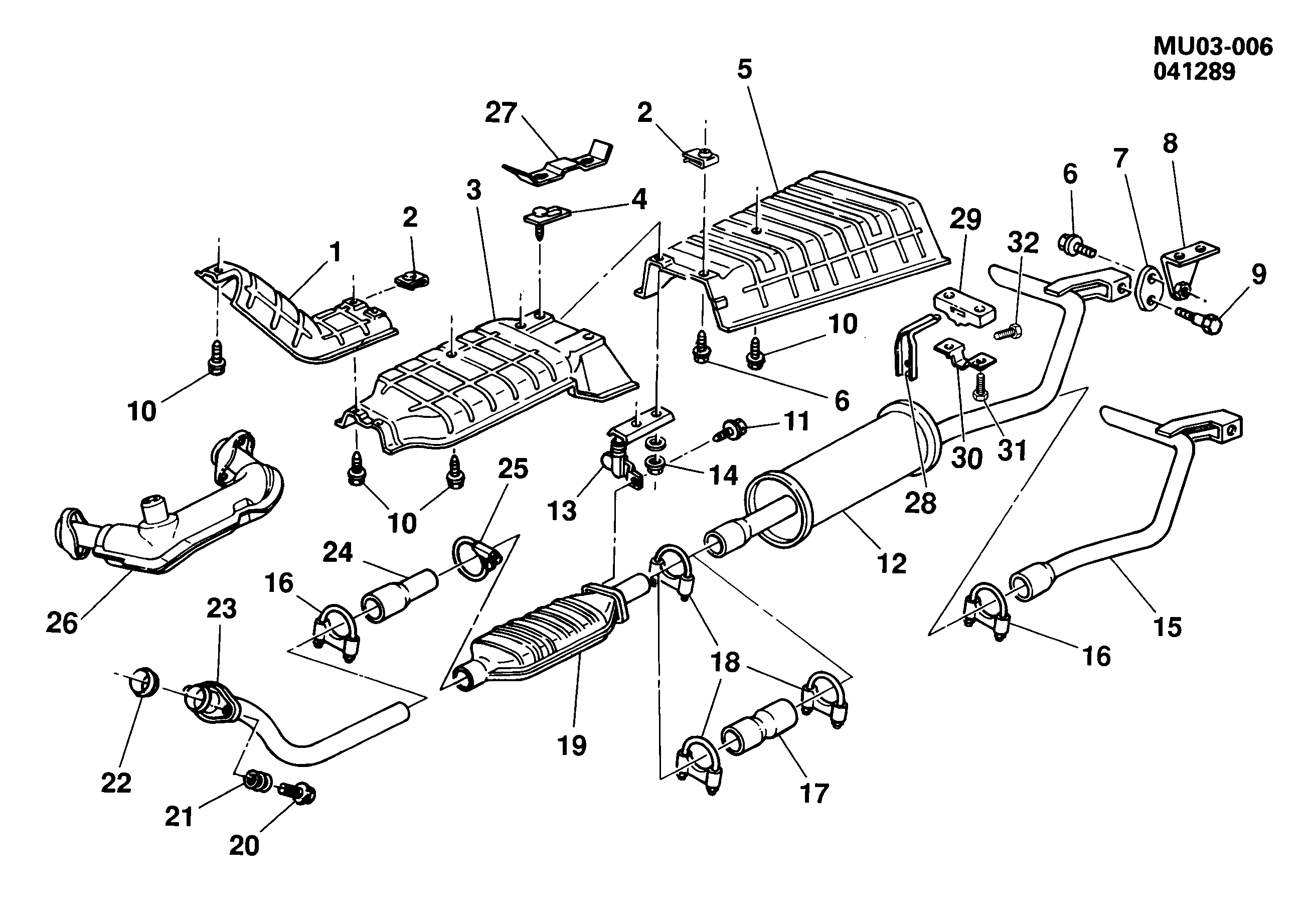 Vauxhall 25501711 - Кронштейн, втулка, система випуску autocars.com.ua