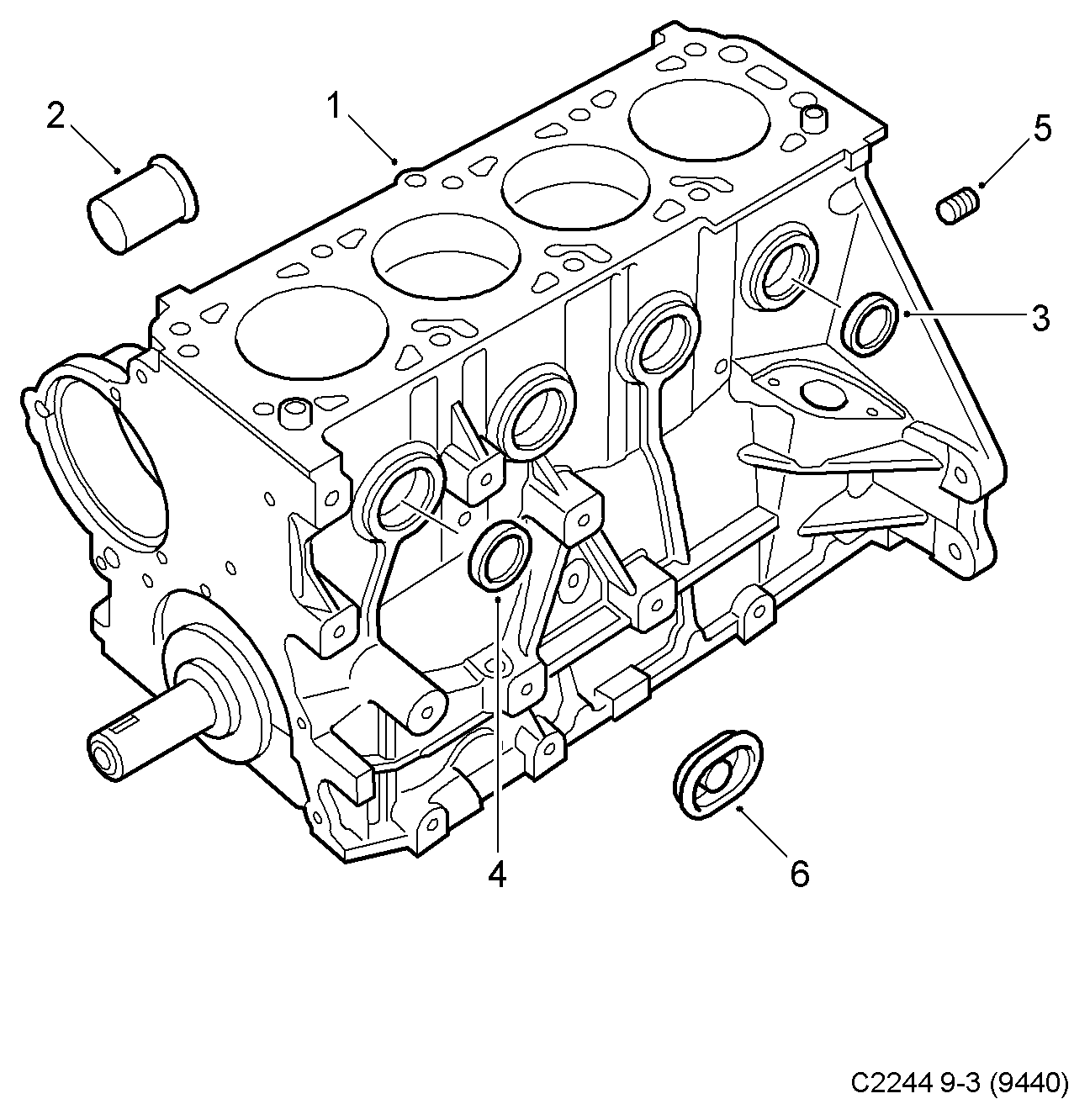 Opel 11070803 - Lock plug autocars.com.ua