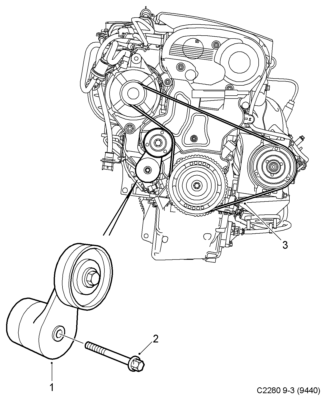 Zekkert SR-1396 - Ролик натяжной агрегатного ремня Opel Astra G H 98-  Meriva A 03-  Vectra C 02-  Zafira A  B 99-  Co autodnr.net