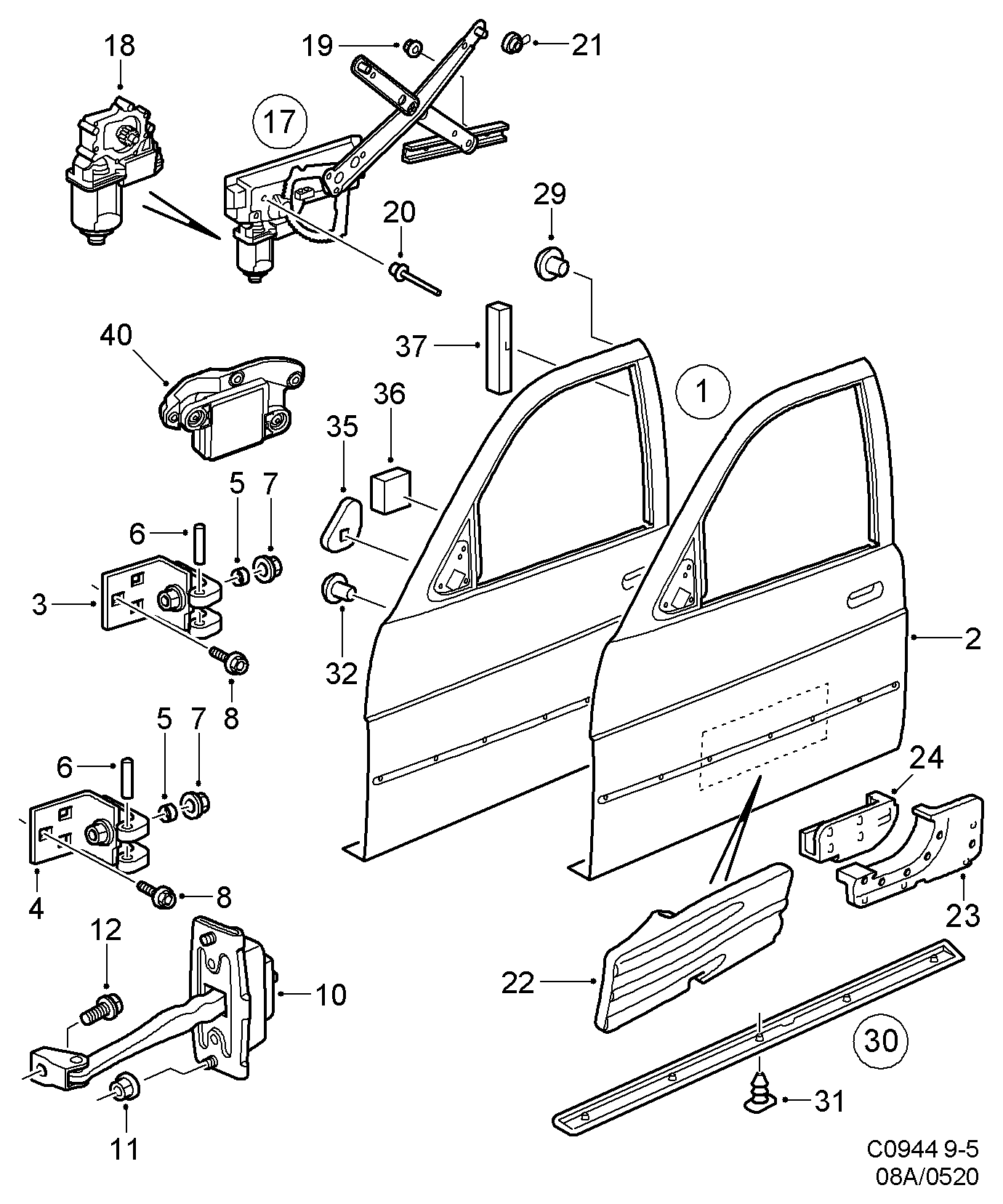 Magneti Marelli 350103124100 - Стеклоподъемник autodnr.net