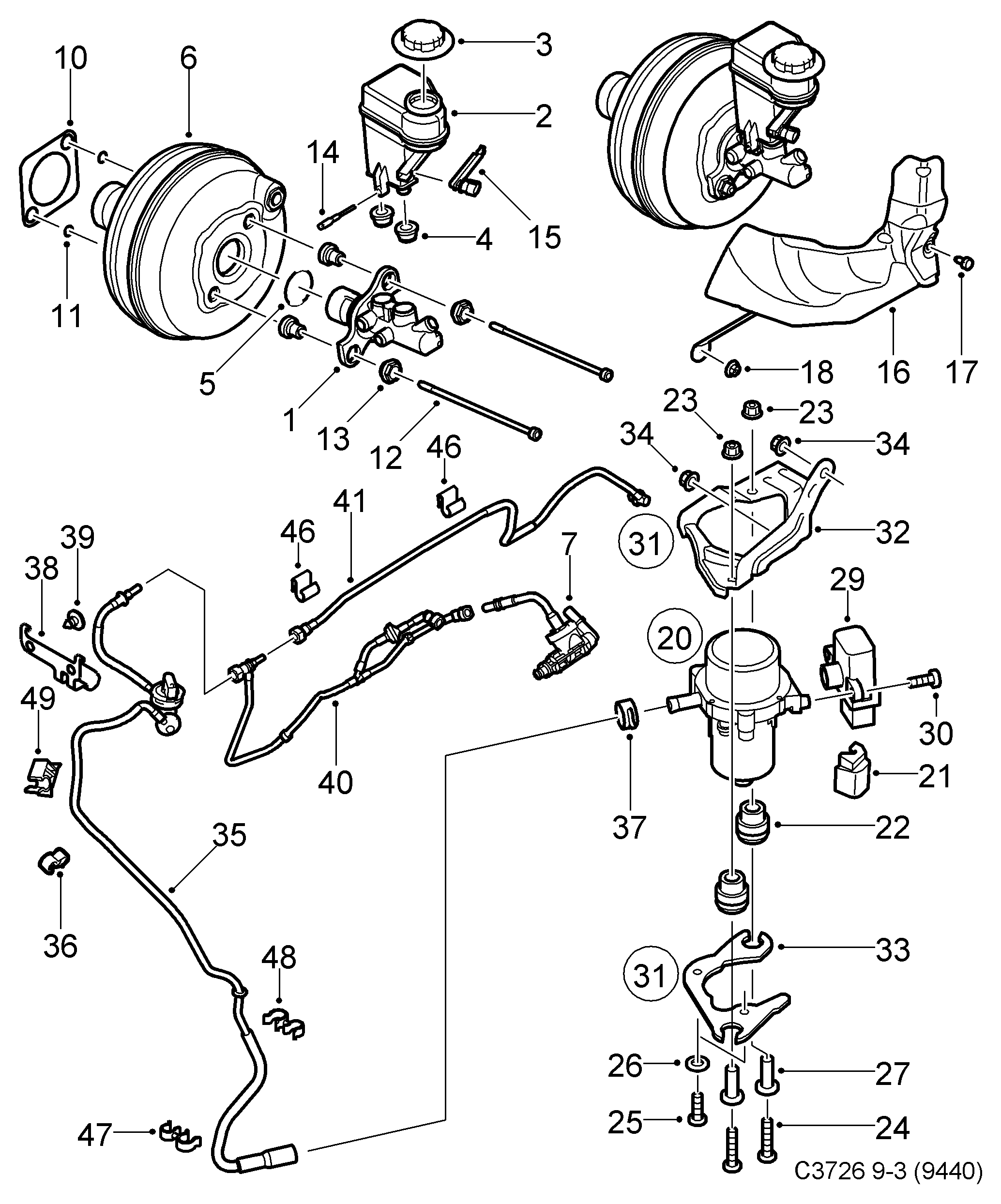 Vauxhall 12822387 - Вакуумний насос, гальмівна система autocars.com.ua