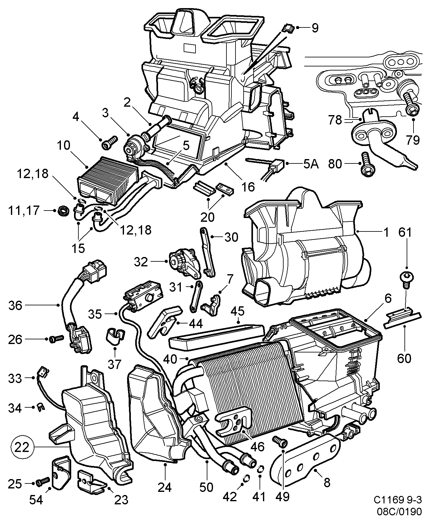 HELLA 8FH 351 331-714 - Теплообменник, отопление салона autodnr.net