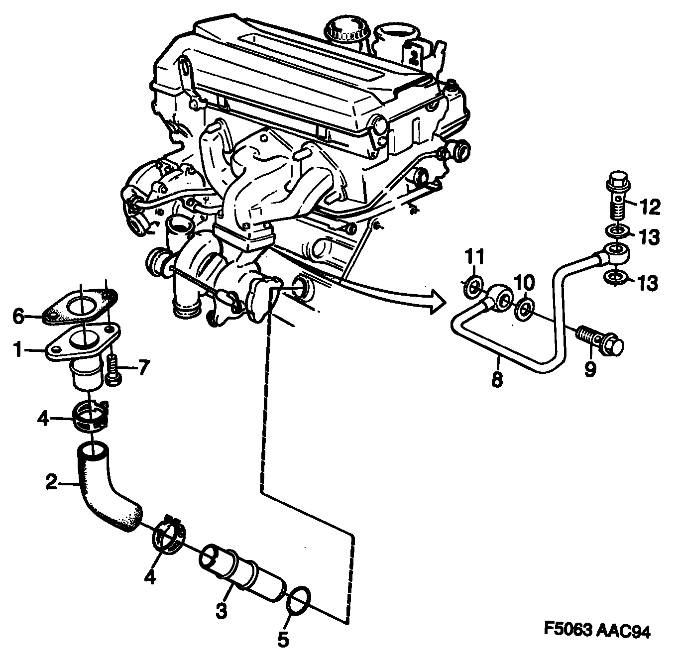 FA1 454-503 - Прокладка турбокомпрессор autodnr.net