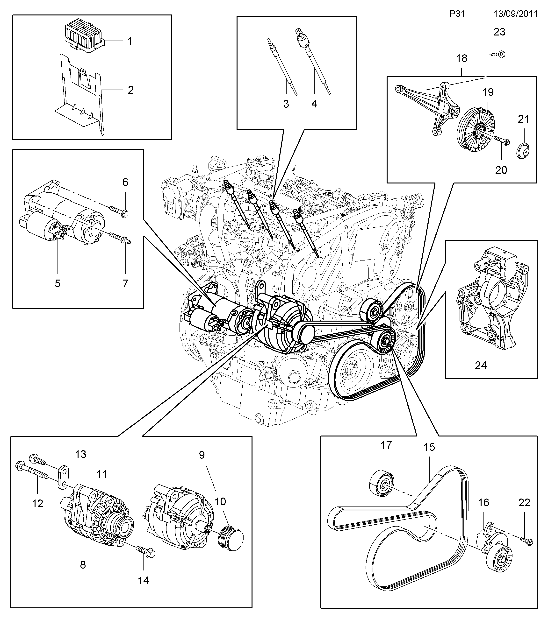 Blue Print ADW1912501 - Стартер autodnr.net