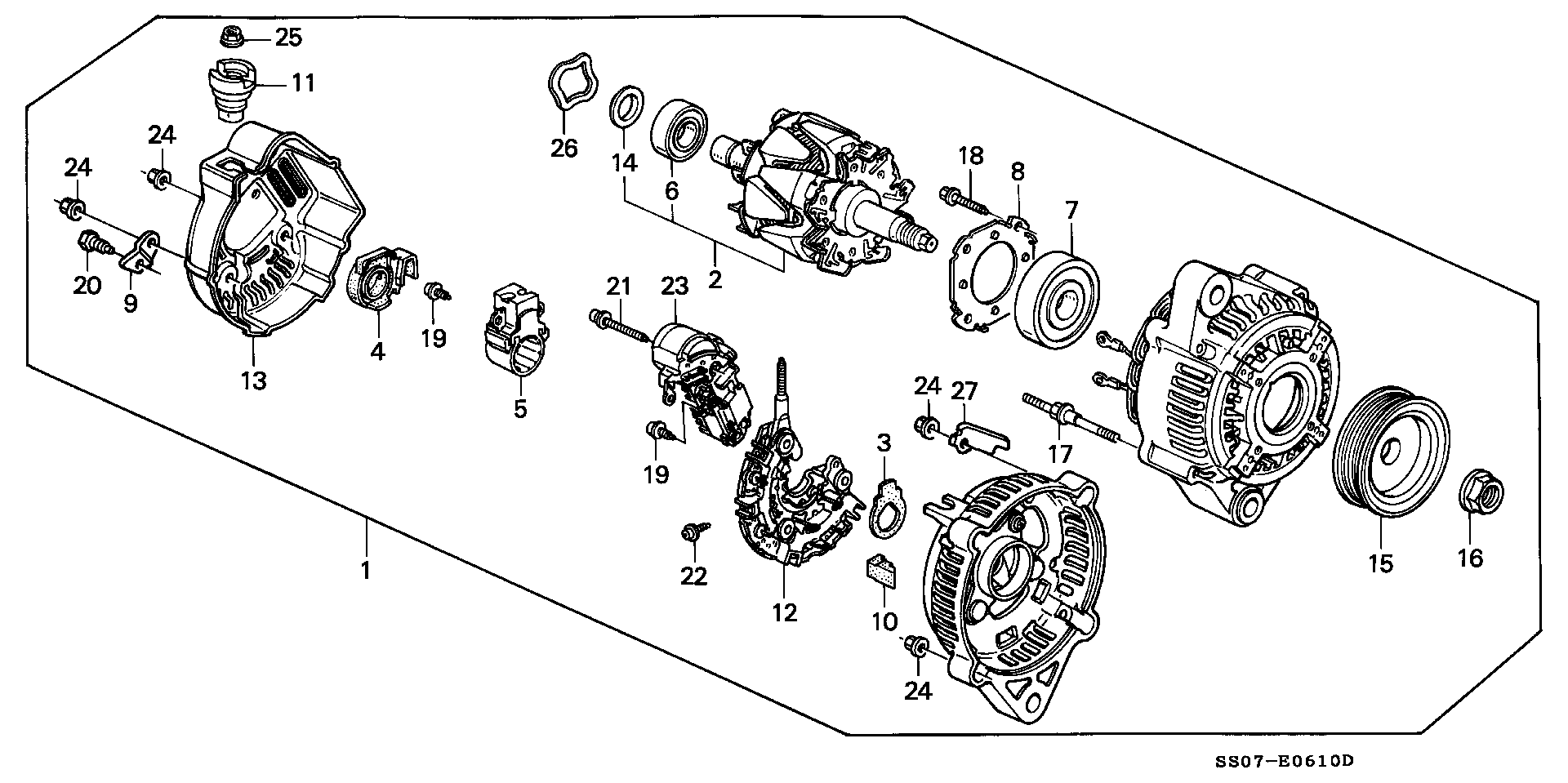 Casco CRE40124AS - Регулятор напряжения, генератор autodnr.net