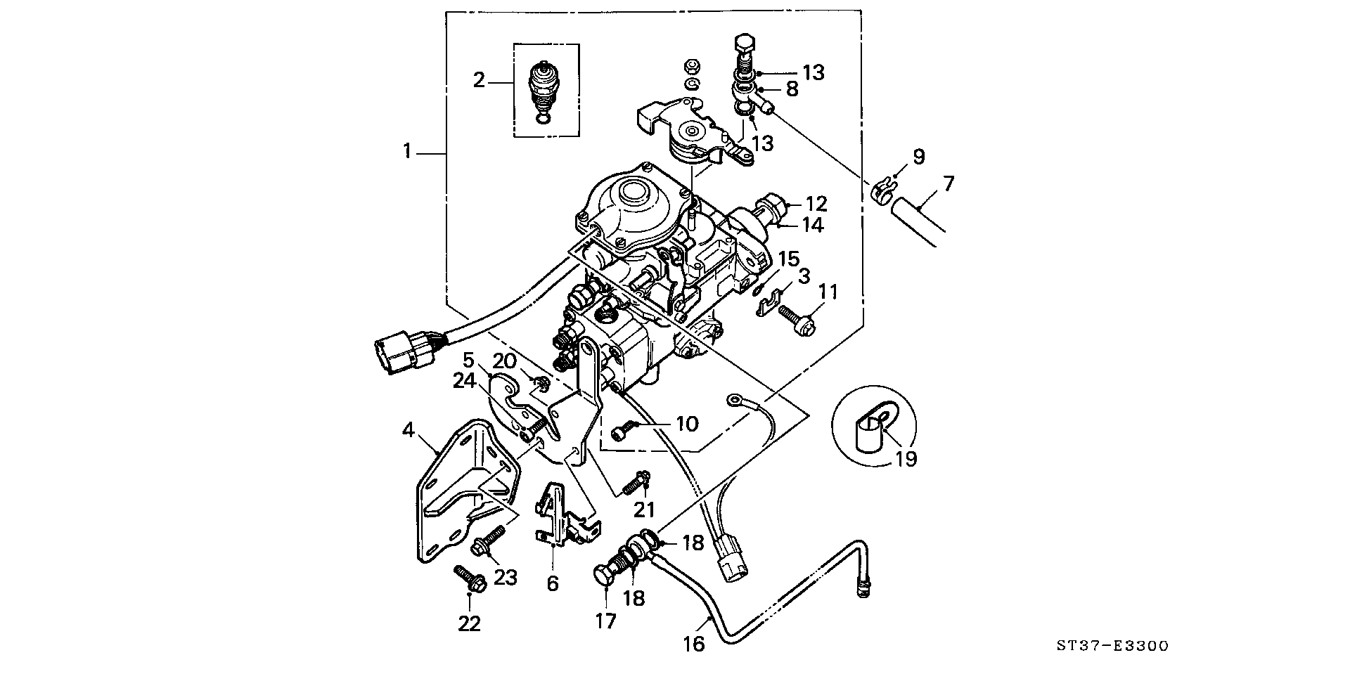 Honda 16340P5TG00 - Стопорный механизм, система впрыска avtokuzovplus.com.ua