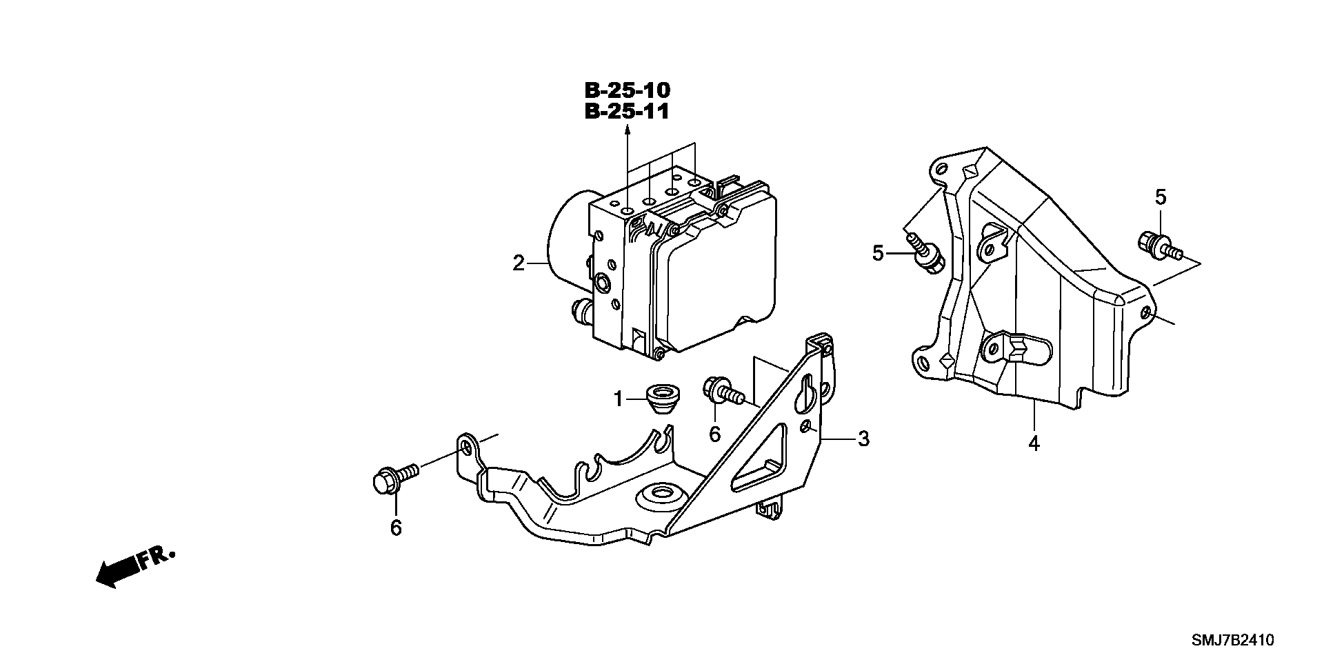 Honda 57111-SMG-G50 - Гідроагрегат, гальмівна система autocars.com.ua