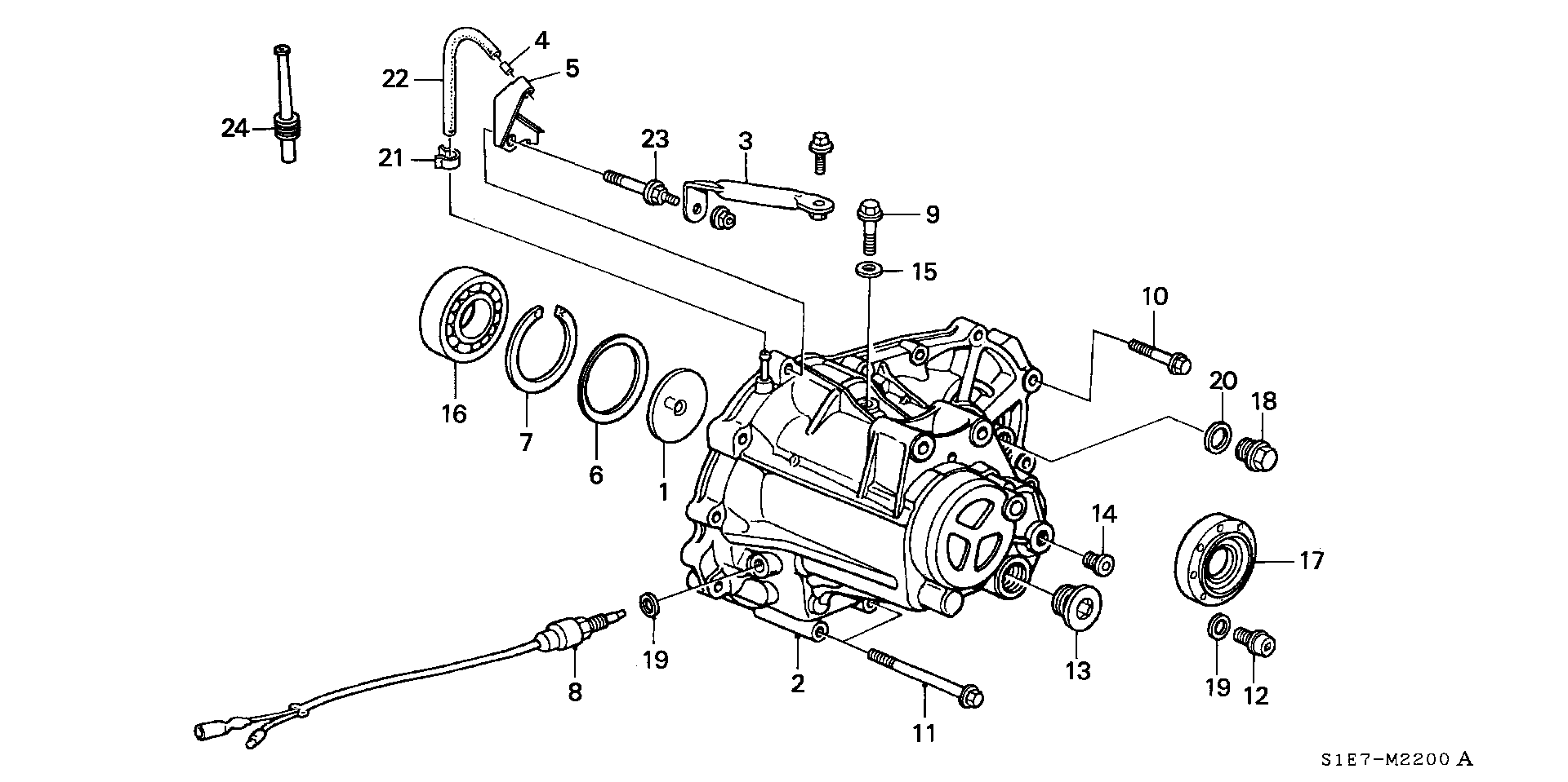 Honda 35600PG1L60 - Датчик, контактний перемикач, фара заднього ходу autocars.com.ua