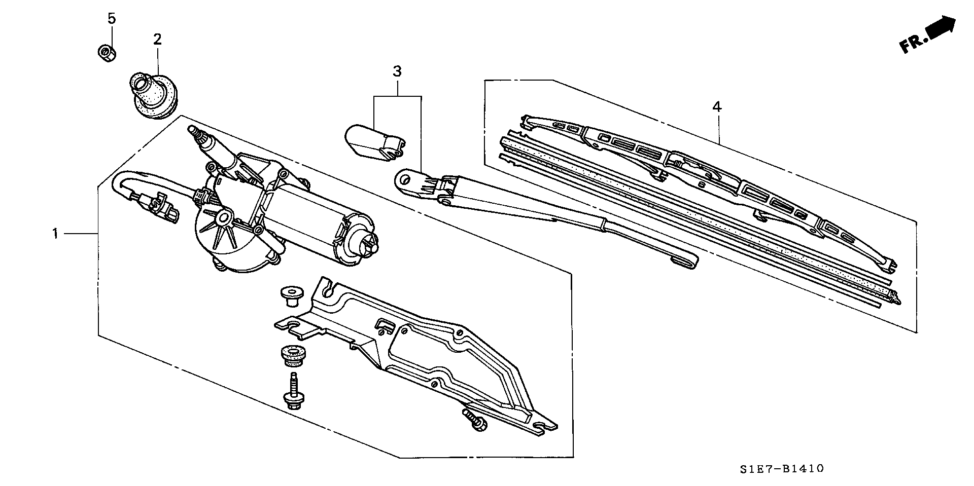 Honda 76730S1EE01 - Щітка склоочисника autocars.com.ua