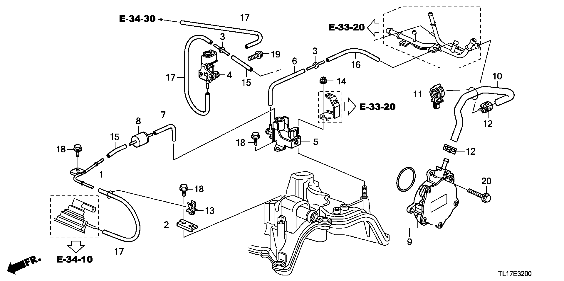 HONDA Motorcycles 36300-RL0-G01 - Вакуумный насос, тормозная система avtokuzovplus.com.ua