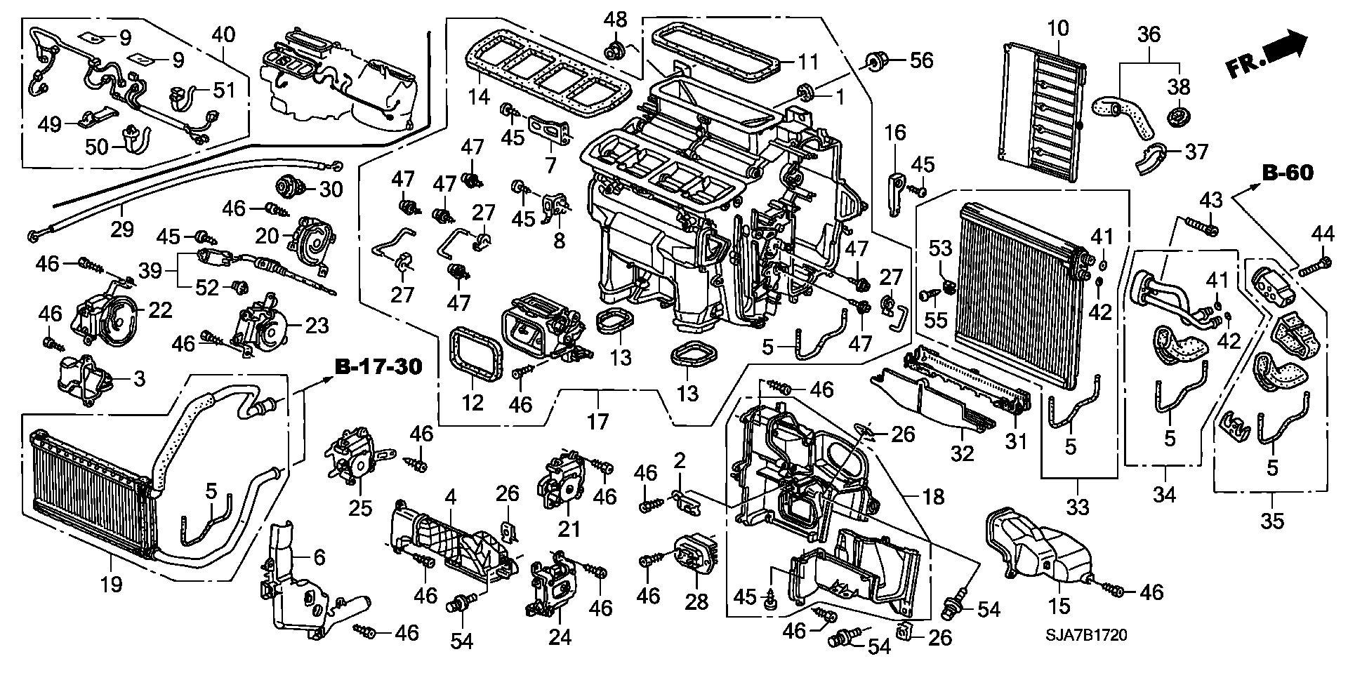 Honda 79330-SJK-941 - Сопротивление, реле, вентилятор салона avtokuzovplus.com.ua