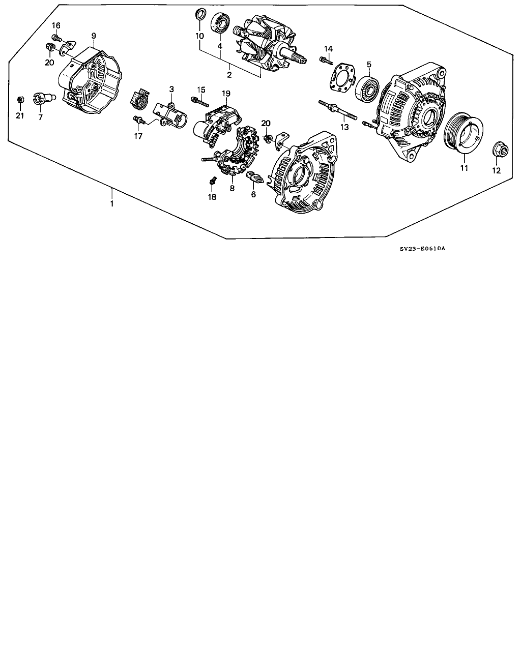 Honda 31127-PT2-013 - Выпрямитель, генератор avtokuzovplus.com.ua