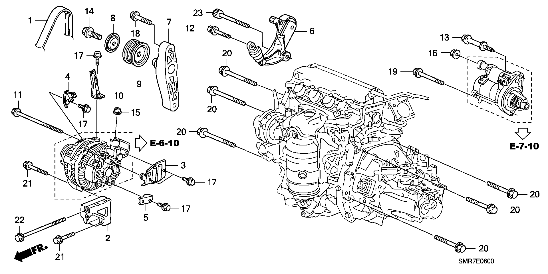 Zekkert SR-1484 - Ролик обводной агрегатного ремня Honda Accord VIII 08-  Civic VIII 05-  CR-V III 07- autodnr.net