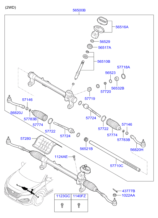 Sidem 381.032 - Пыльник рулевой рейки Kia Sportage - Hyundai iX35 autodnr.net