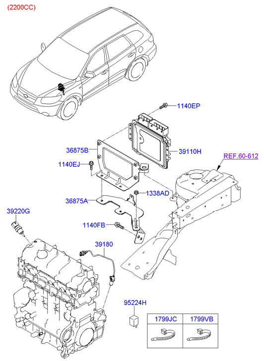 Fenox TSN22030 - Датчик температуры ОЖ Hyundai Accent Matrix Getz Coupe autodnr.net
