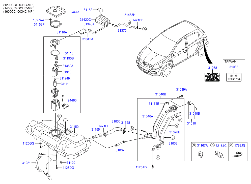 StartVOLT SFP 0892 - Мотор бензонасоса для а-м Hyundai Sonata EF SFP 0892 autodnr.net
