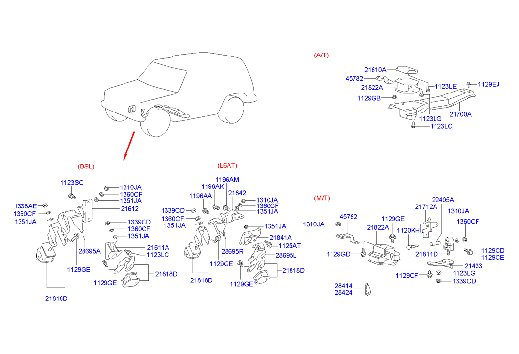 Hyundai HB013700 - Подушка, опора, подвеска двигателя avtokuzovplus.com.ua